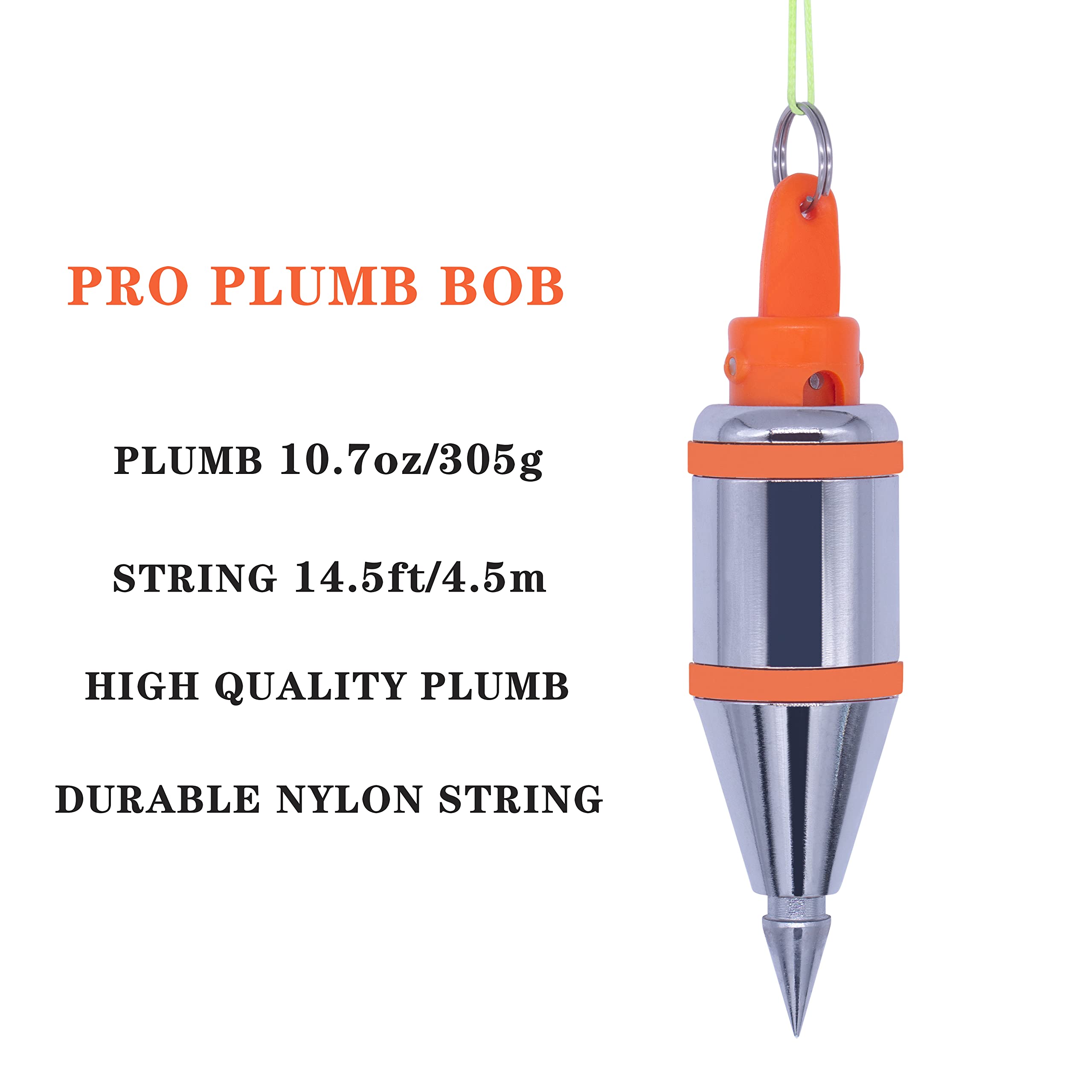 HCCMLOVE plumb bob sharpener included for easy maintenance