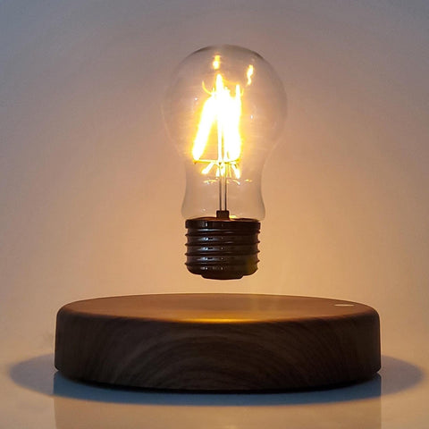 HCNT levitation bulb rotates 360-degree for dynamic room ambience.