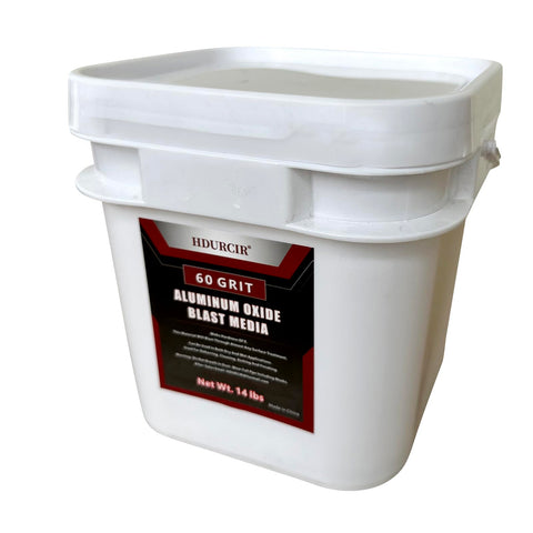 HDURCIR aluminum oxide 60 grit close-up shows uniform grains for consistent results.