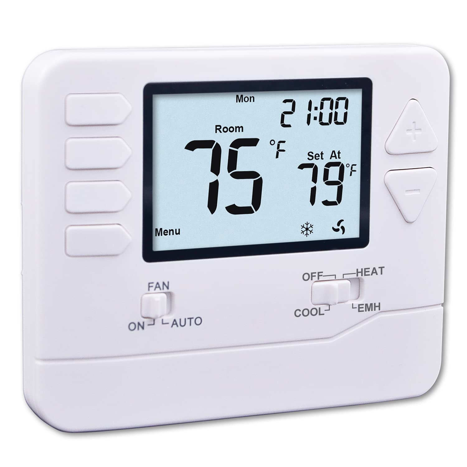 Heagstat H721 front view with a clear, easy-to-read display