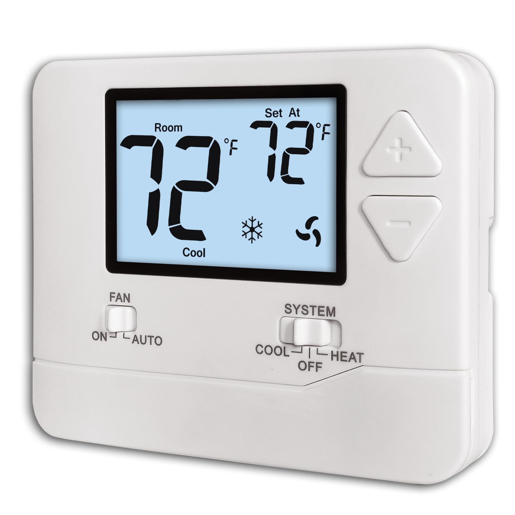Heagstat thermostat package view shows quick-start setup for DIY installation.