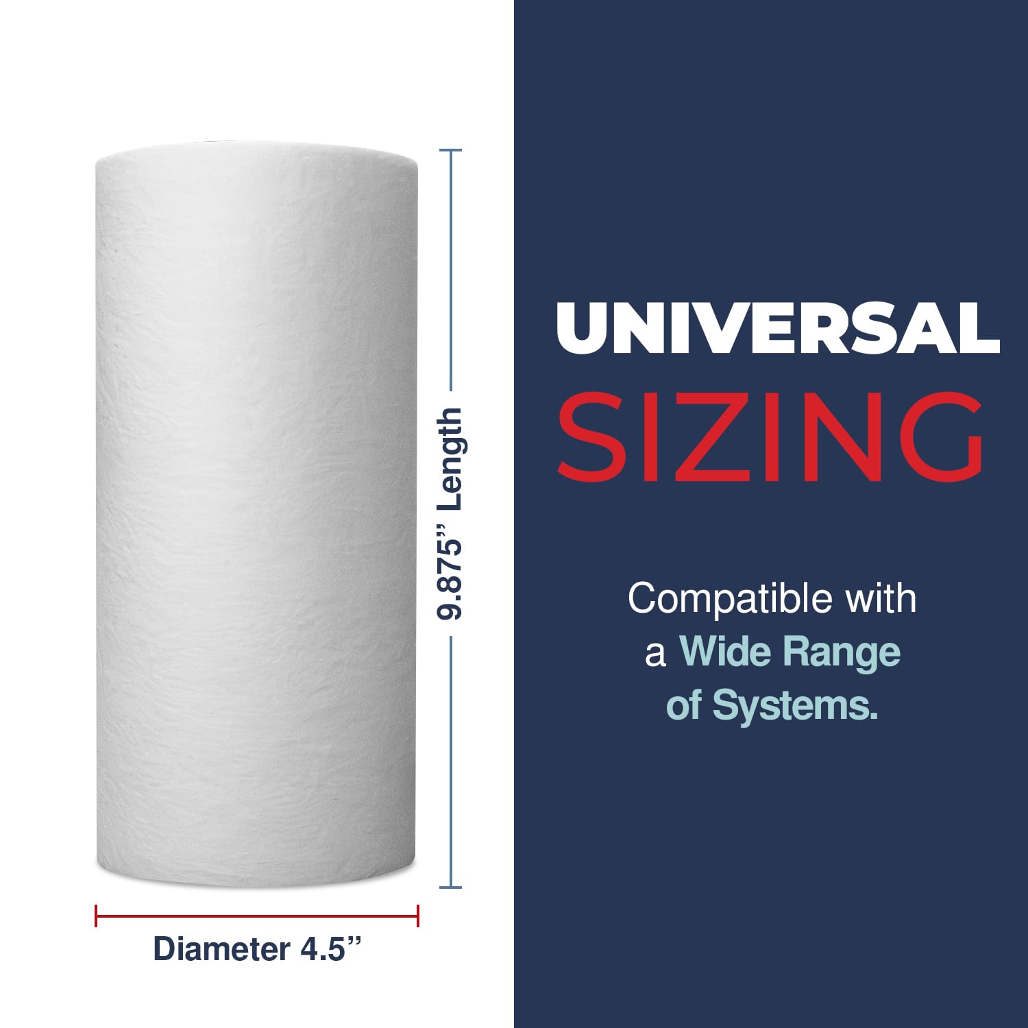 Healthy Spring durable polypropylene body designed for long-lasting filtration
