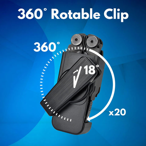 Healvaluefit Wave sheath easy clip-on attachment for belts.