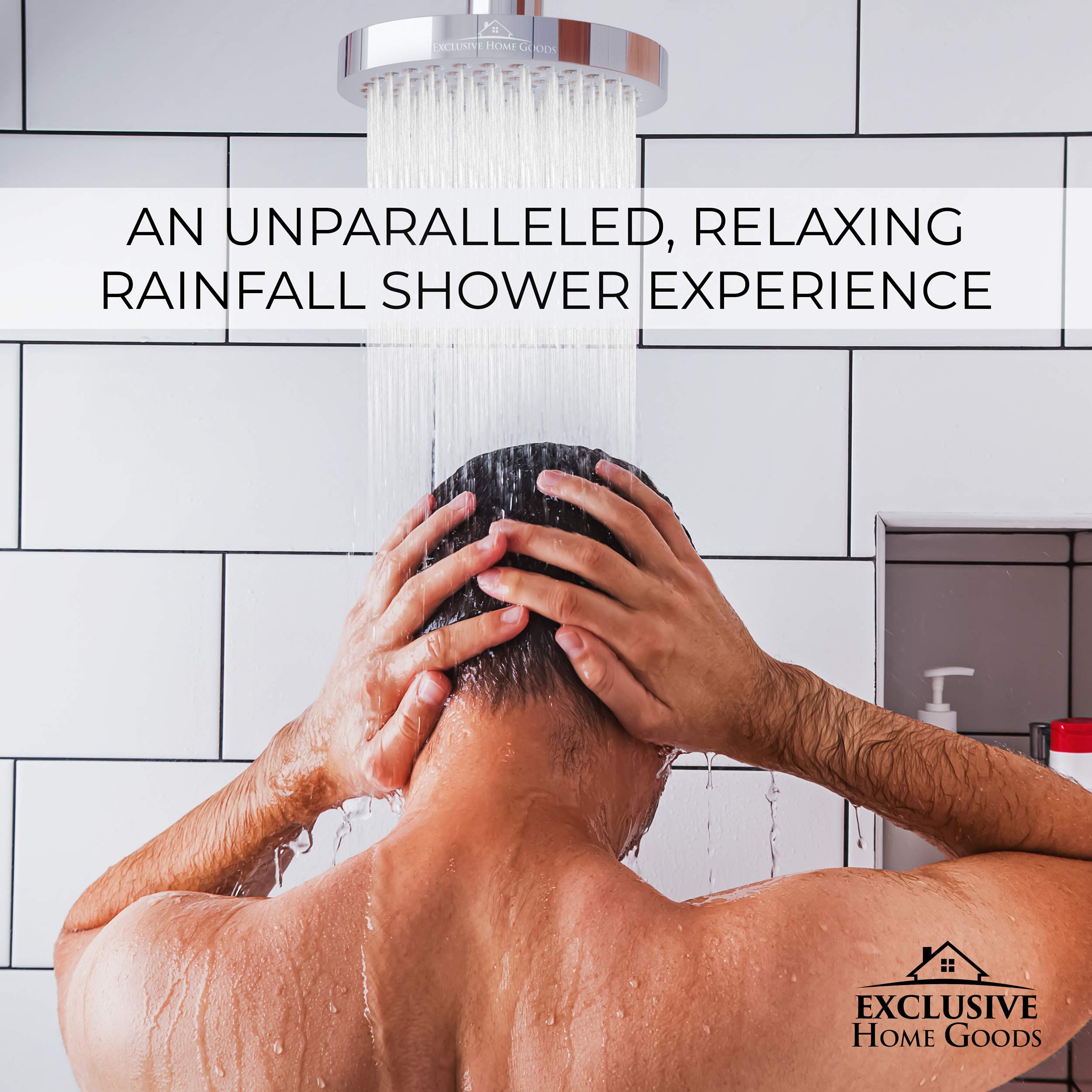 Heatistence chrome finish resists rust for a durable bathroom upgrade.