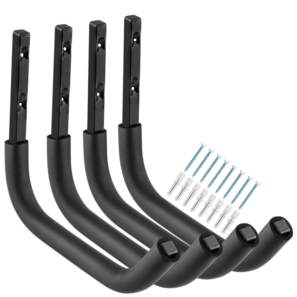 Heavdace garage hook with 12-4inch arm for heavy tools and ladders.