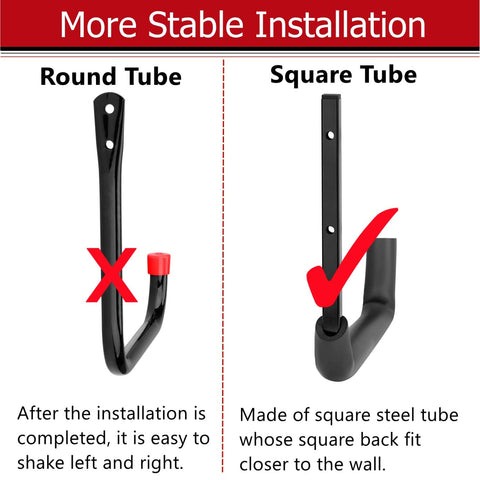 Heavdace hooks suitable for indoor and sheltered outdoor use.