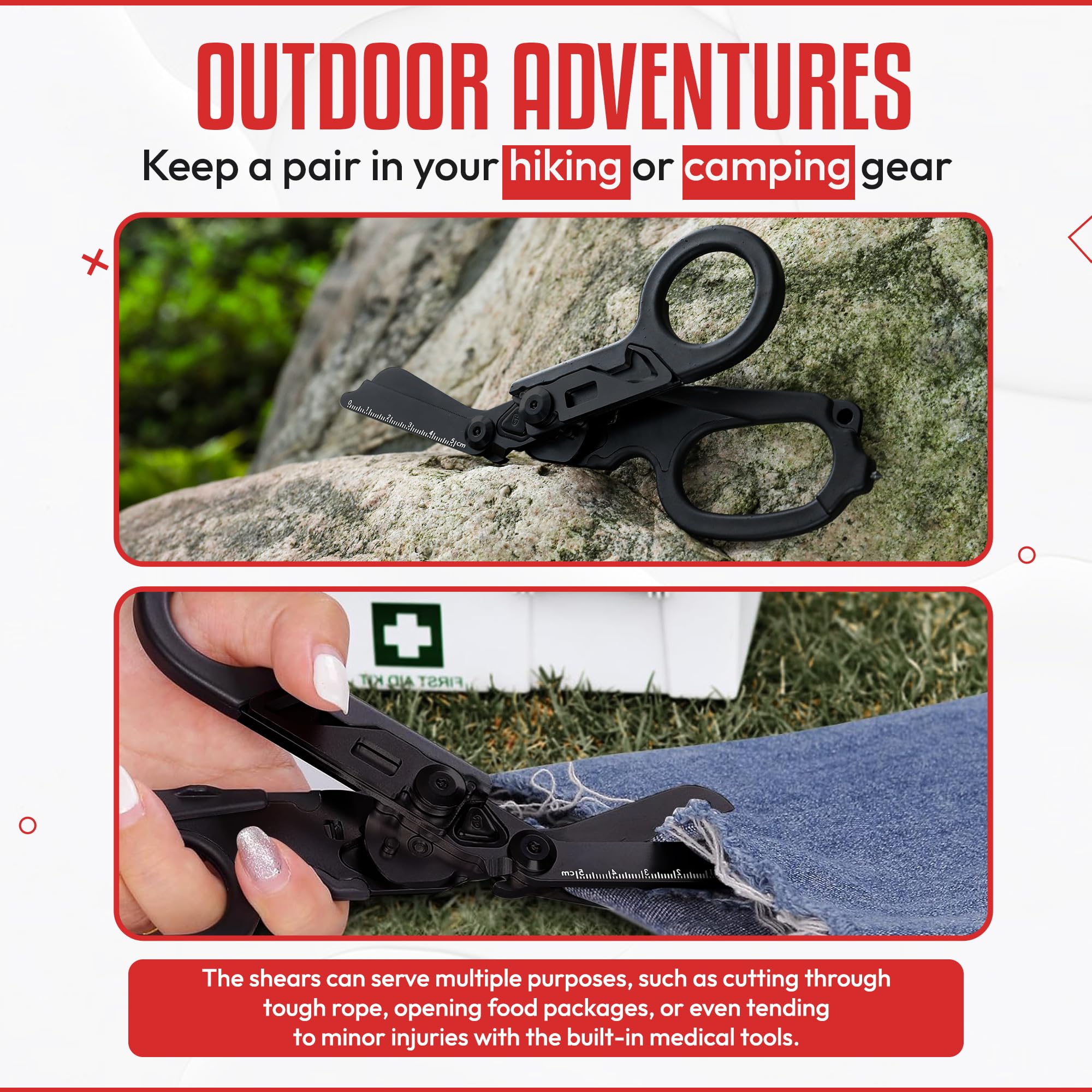 Heavy Duty compact tool fits easily in pocket or holster.