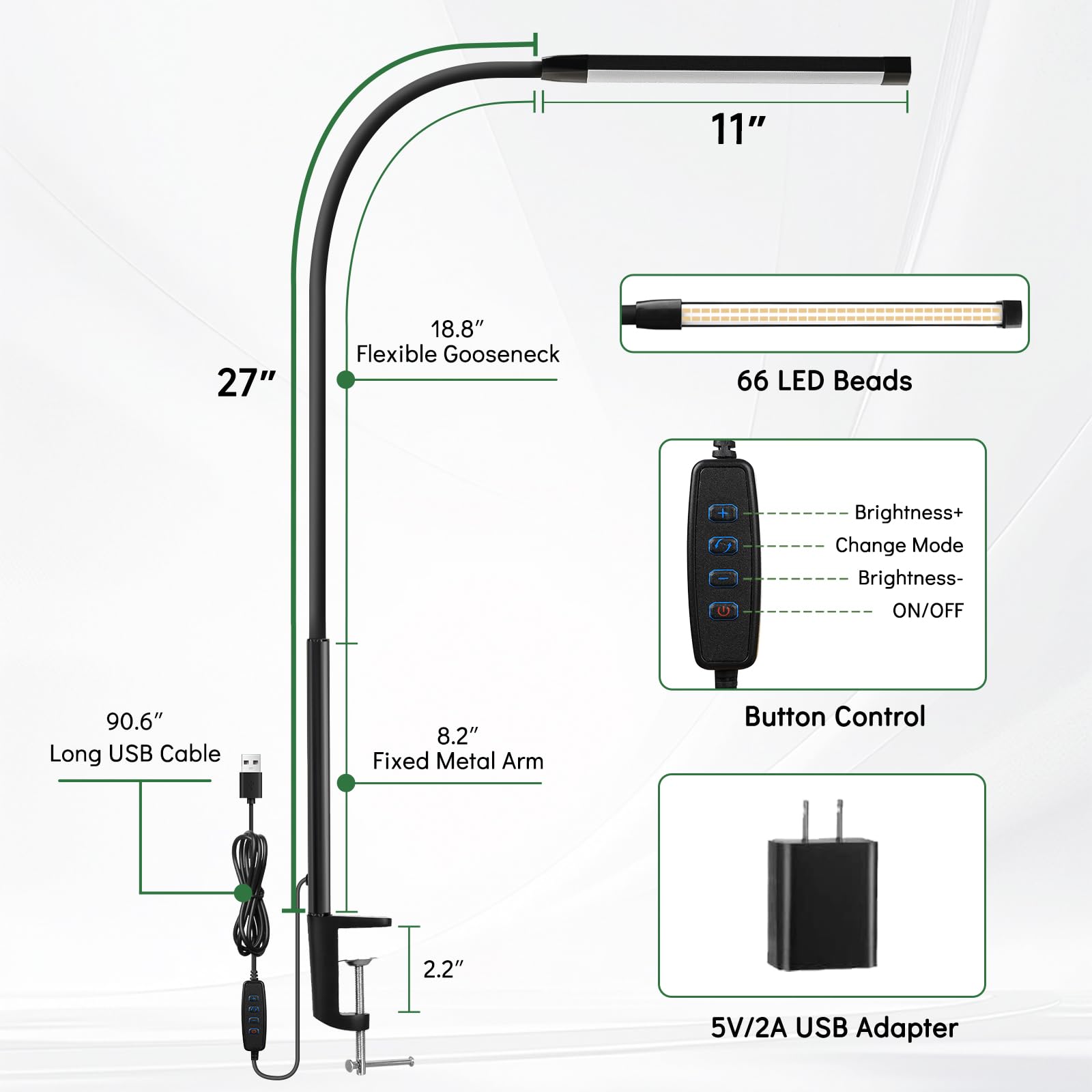 HECDSTLY eye-caring LED beads deliver a smooth, uniform beam with high color accuracy.