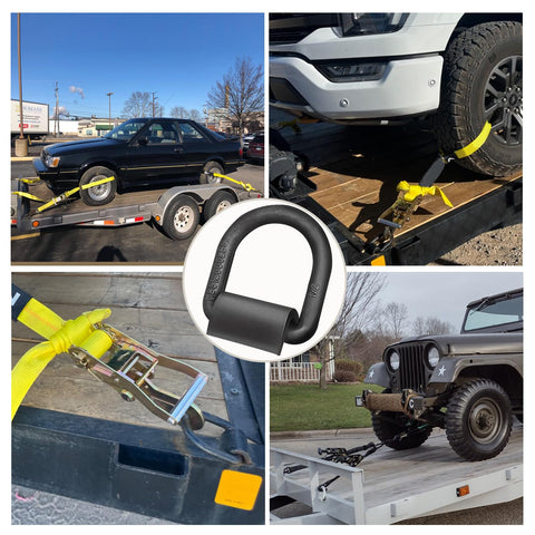 Hedday 12-pack D-ring set offers multiple anchor points for versatile hauling