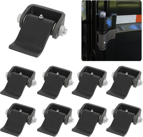 Hedday steel dump trailer hinges welded on for secure, heavy-duty doors.
