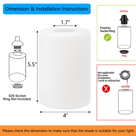Hedume frosted glass shade soft lighting for wall sconces