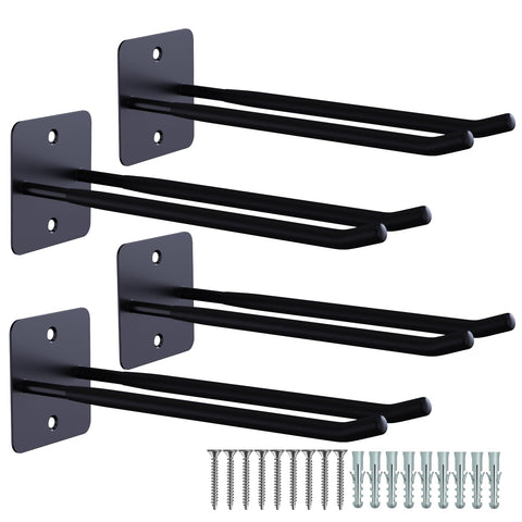 Heevir large garage hook mounted on wall securely holding tools.