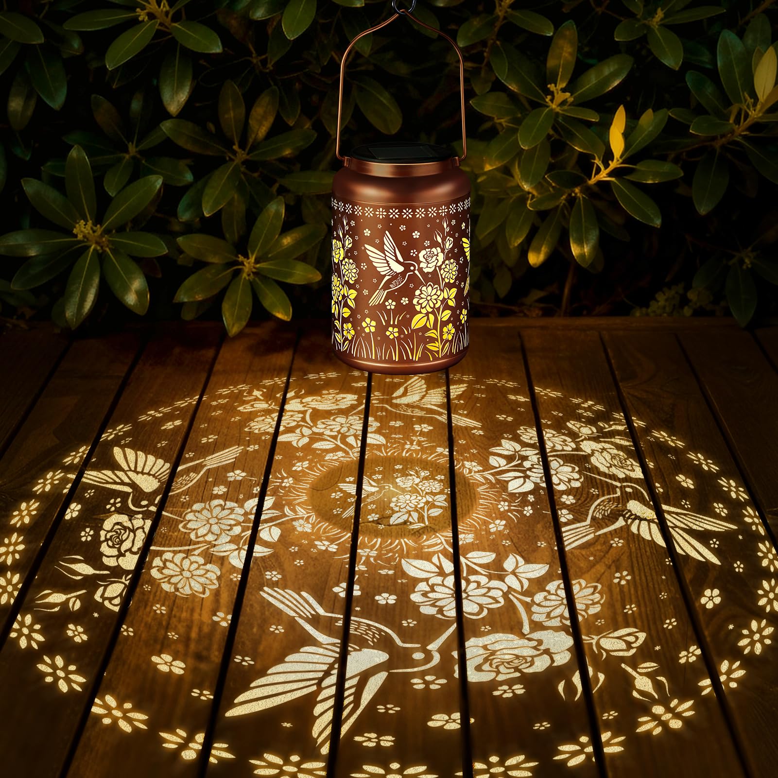 HEGUD waterproof yard lantern withstands rain for year-round use