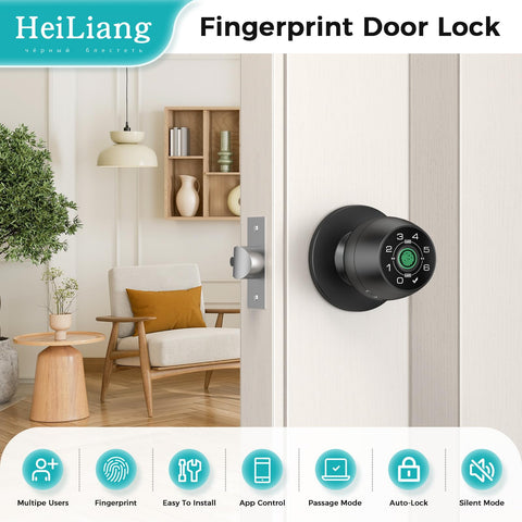HEI LIANG keypad and fingerprint unlock option for quick access
