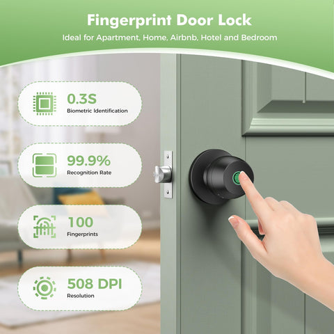 HEI LIANG smart door knob with app control for remote access
