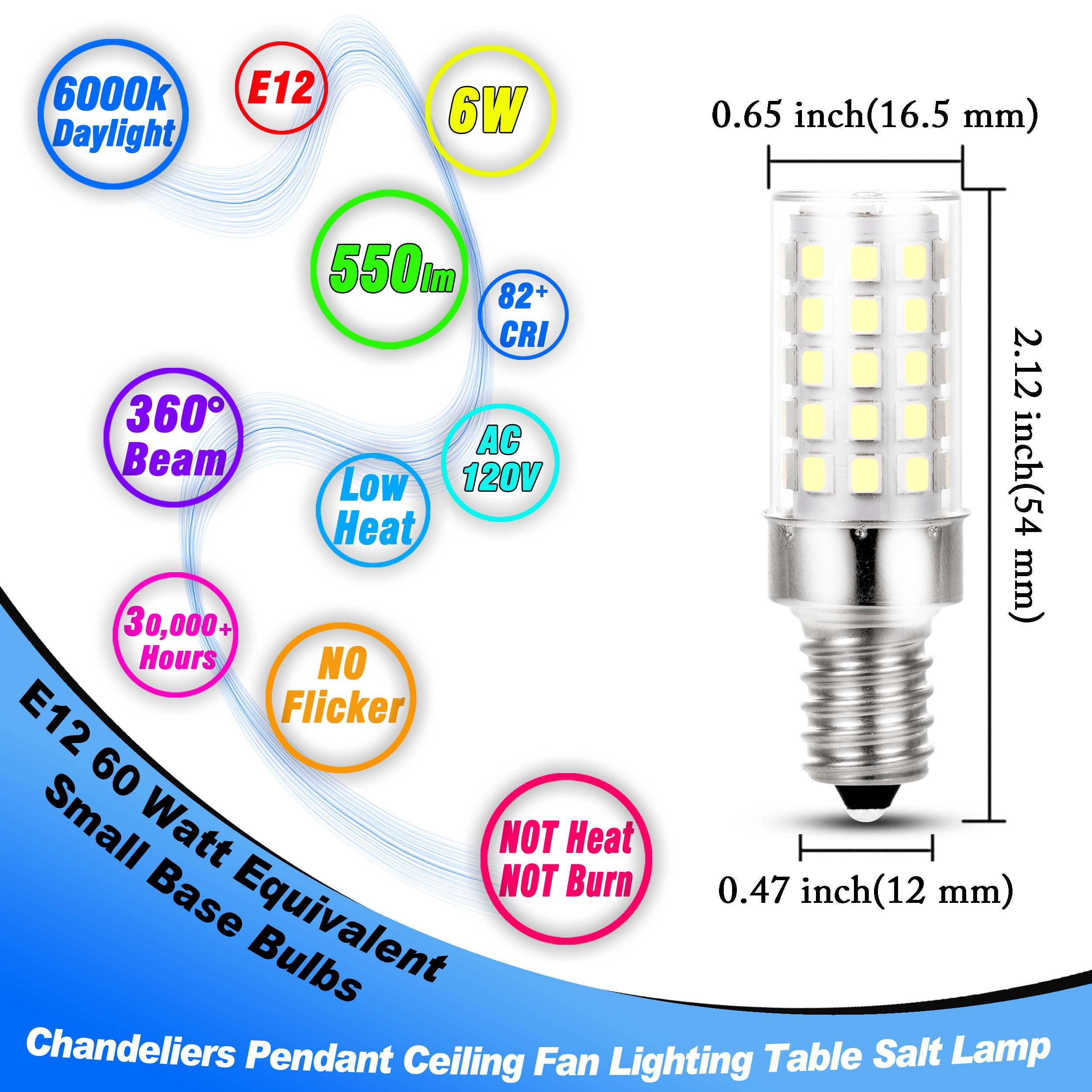 Heifymi 6000K daylight white enhances room clarity.