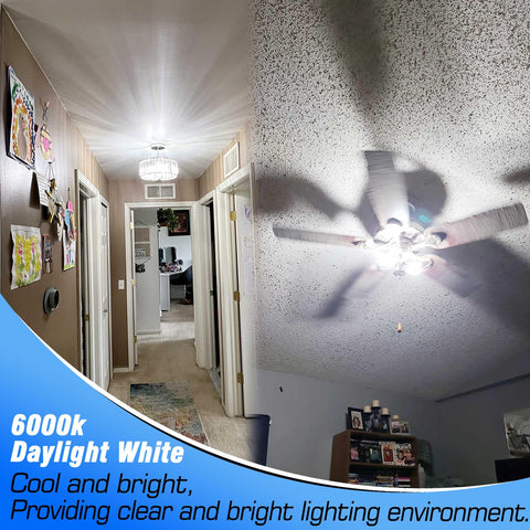 Heifymi E12 LED bulb on desk lamp provides crisp 550lm illumination.