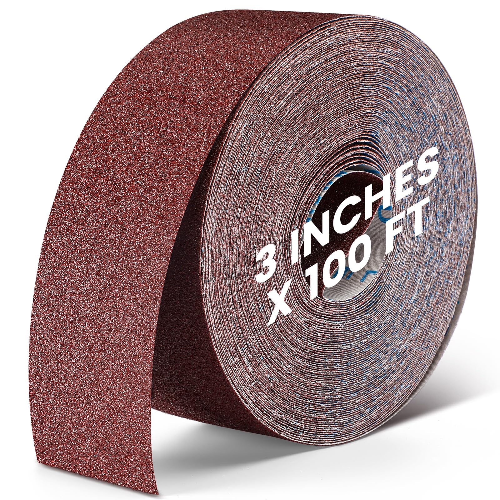 Heigble 80 grit roll ready for drum sanding, smooth wood surfaces