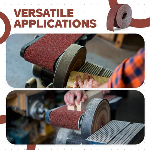 Heigble drum-sander compatible roll for efficient material removal