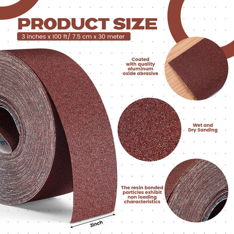 Heigble emery cloth with aluminum oxide coating for long-lasting cutting