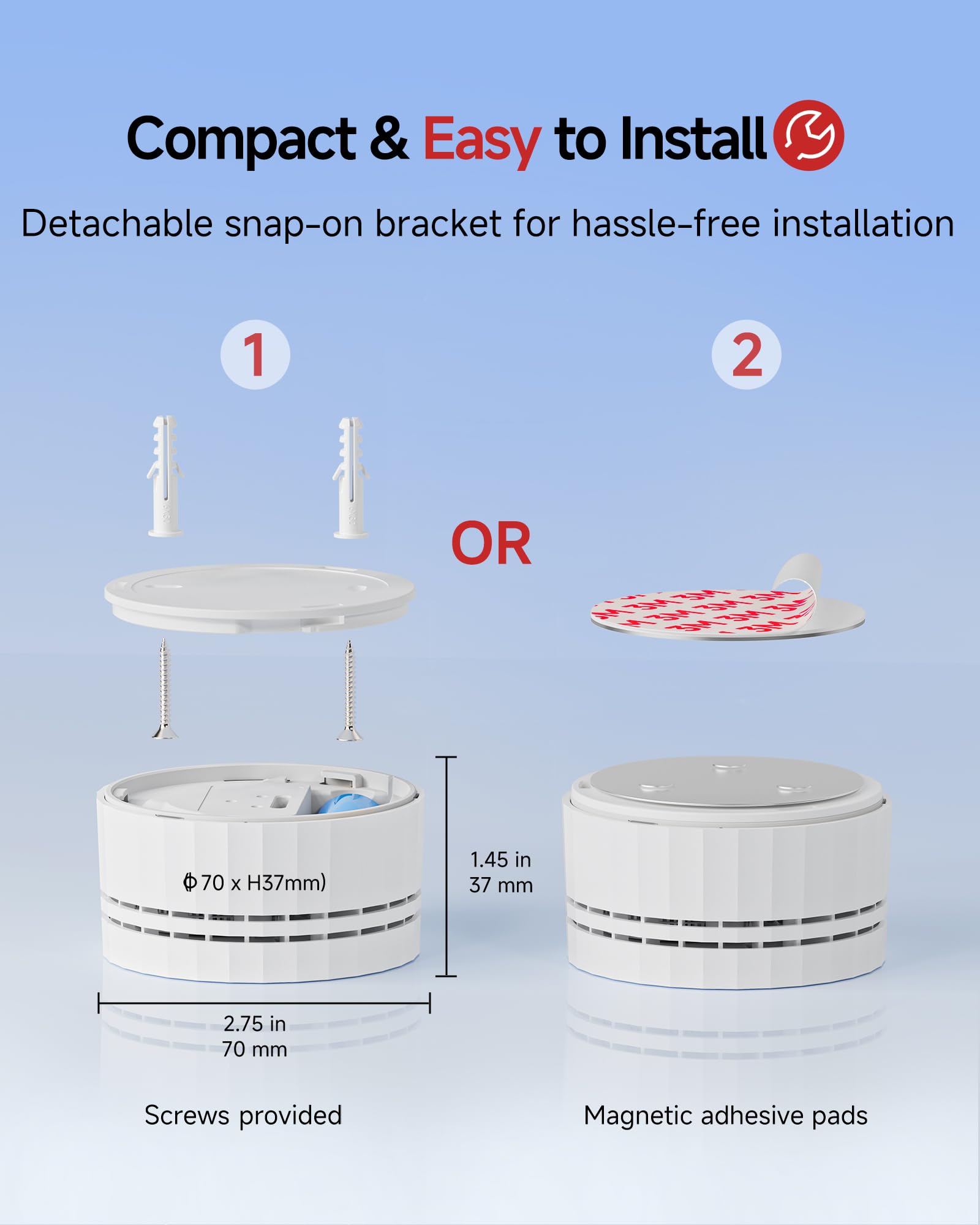 HEIMAN compact design in room blends with decor