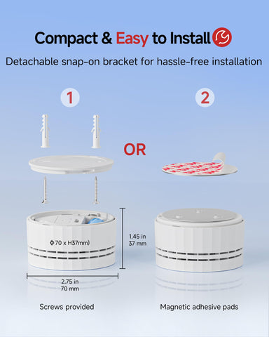 HEIMAN compact design in room blends with decor