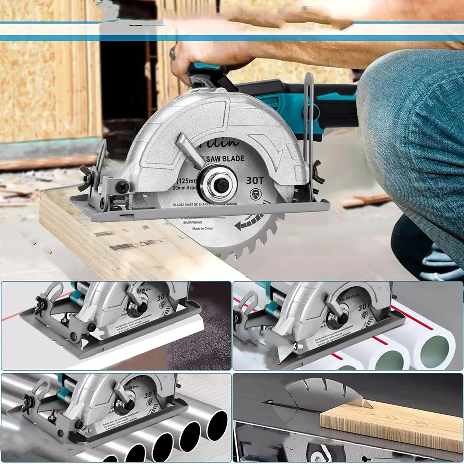 Heimerdinger cutting depth adjustable 0-45° for bevel cuts
