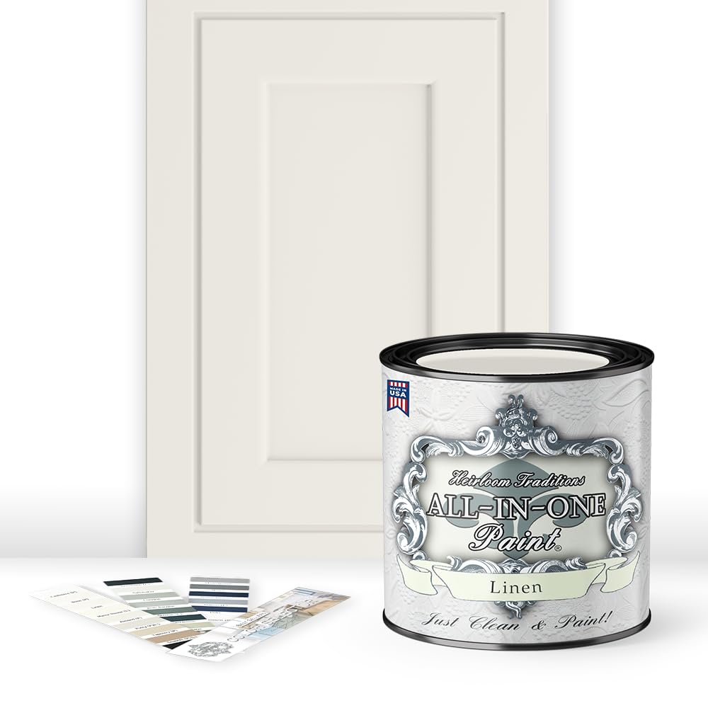 Heirloom Traditions All-In-One Paint Linen bottle for quick, durable coverage.