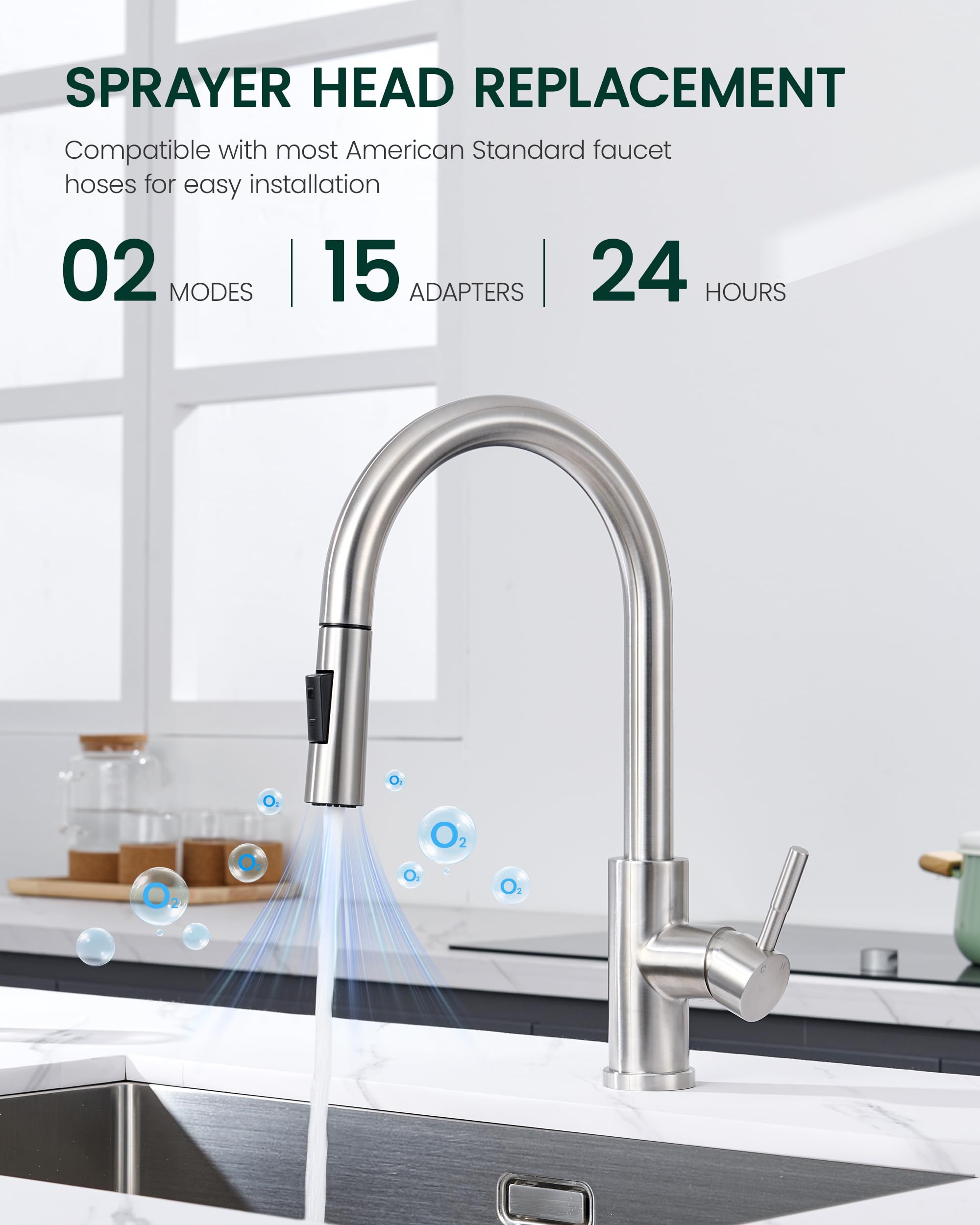HEISOK 304 stainless steel resists rust for long-lasting performance