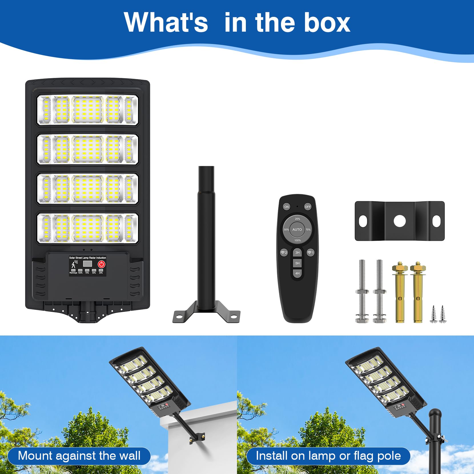 Heisolcool four-pack enables multiple outdoor lighting spots.