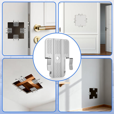 HEIWUKONG drywall-clip-tabs-notches features detachable tabs for quick patching.