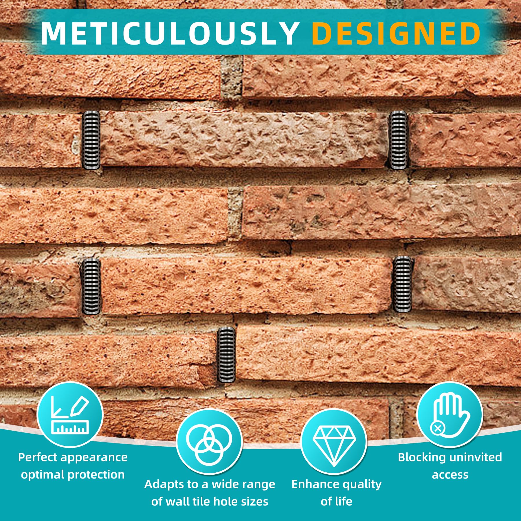 Time-saving wall hole covers reducing rework and cleanup