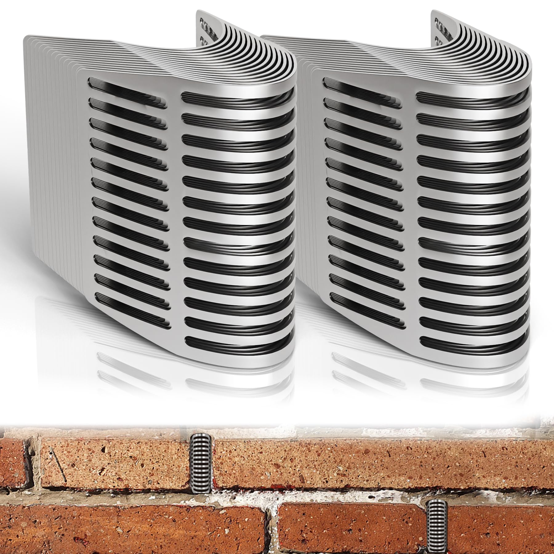 HEIWUKONG weep hole cover on brick wall blocks pests