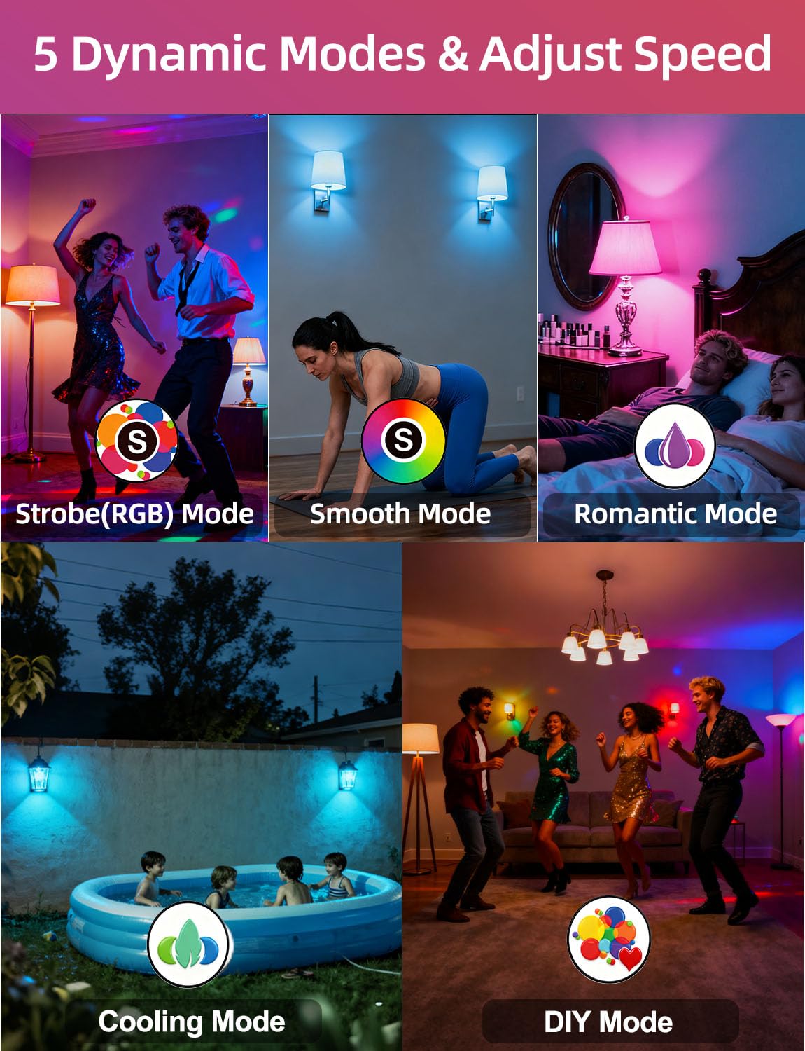HEKEE 5W 500lm E26 LED bulb suitable for lamps and fixtures