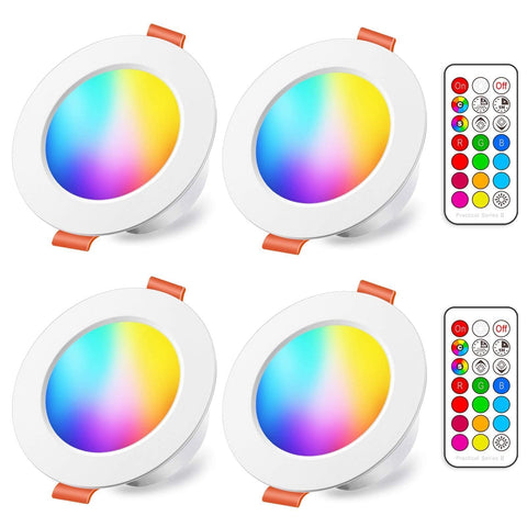 HEKEE recessed downlight with warm white 2700K glow for cozy spaces