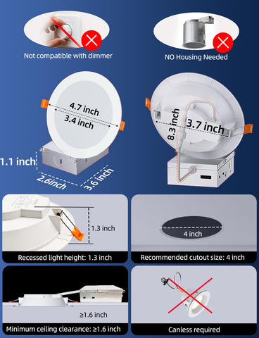 HEKEE remote control for all recessed lights enables easy dimming and scenes