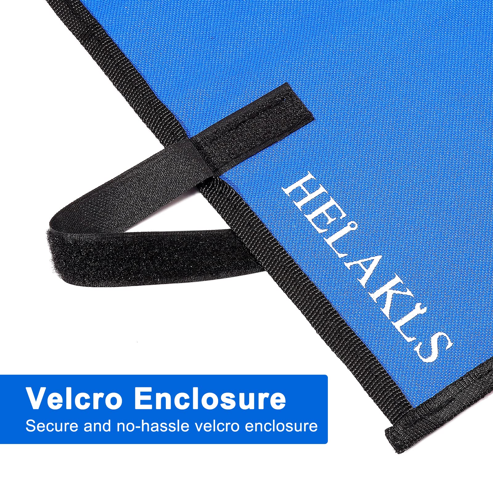 HELAKLS wrench roll with 10 metric pockets for quick tool pairing and storage.
