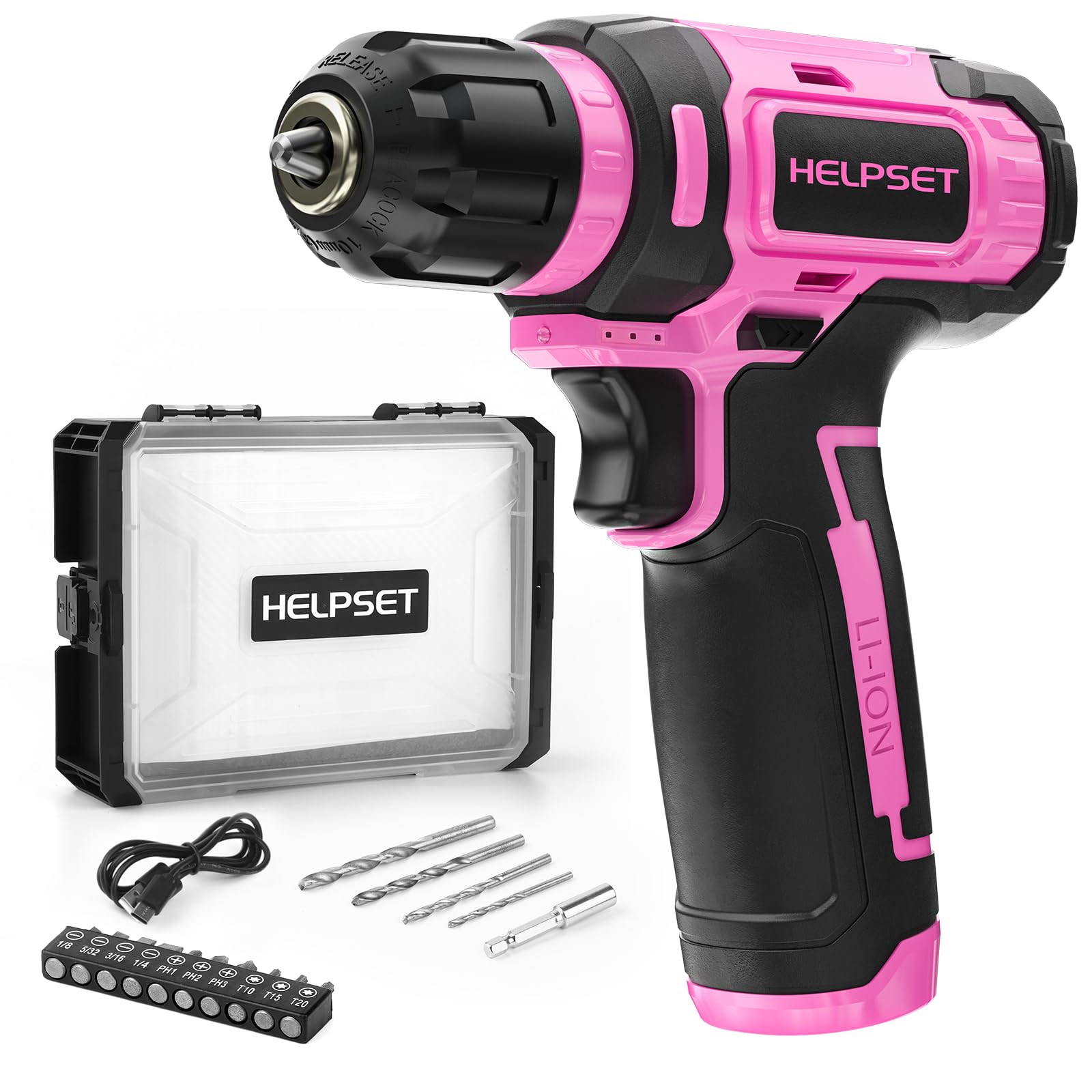 HelpSet 8V drill battery powering extended home projects smoothly.