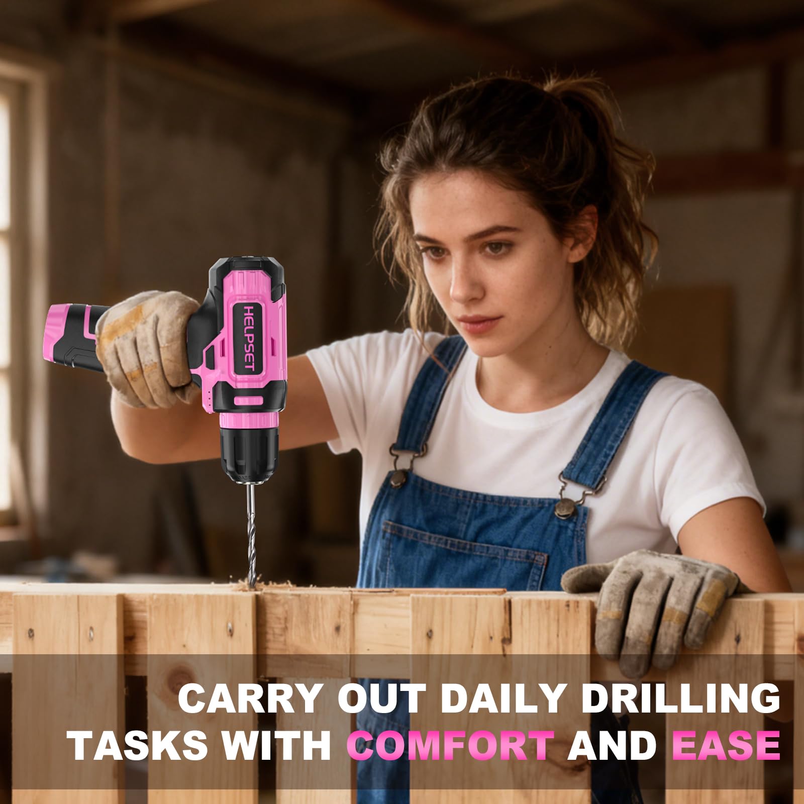 Compact, lightweight HelpSet design reduces fatigue during long sessions.