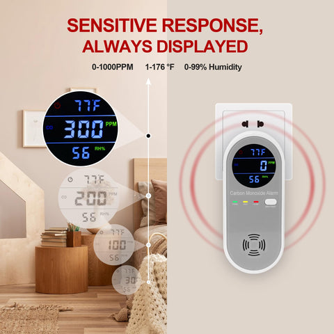 Hembisen 3-in-1 sensor provides clear environmental data for safer spaces.