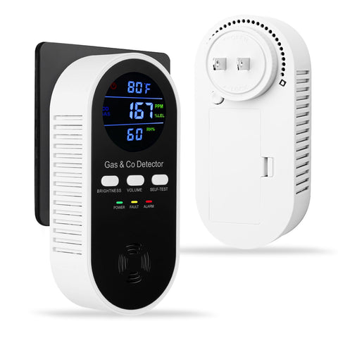 Hembisen 5-in-1 detector front view with clear display and sensor indicators for safety