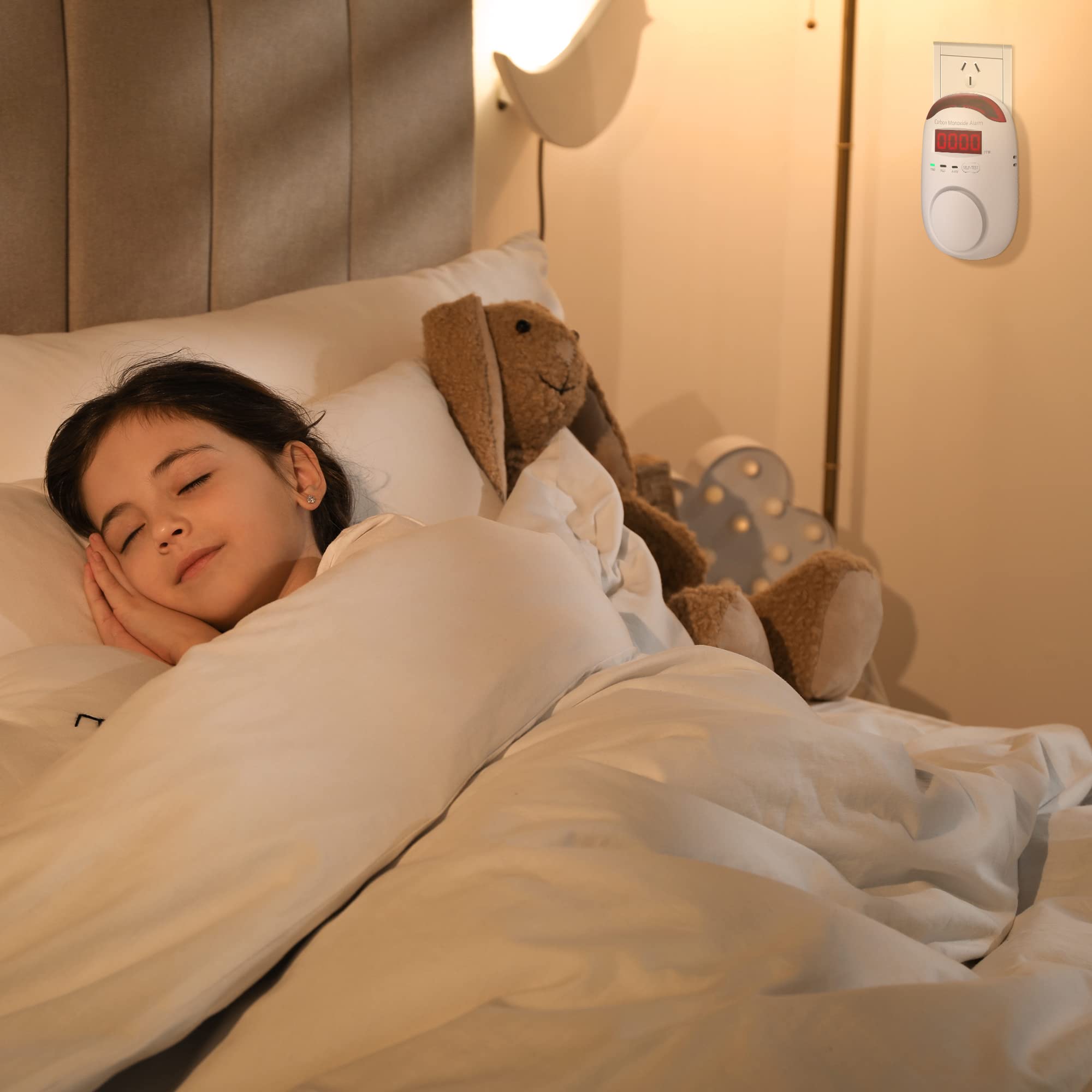 Hembisen 85 dB alarm quickly alerts family during emergencies.