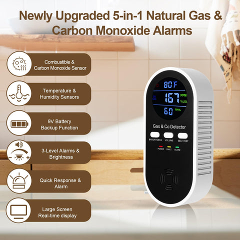 Hembisen backup 9V battery function keeps monitoring during outages.