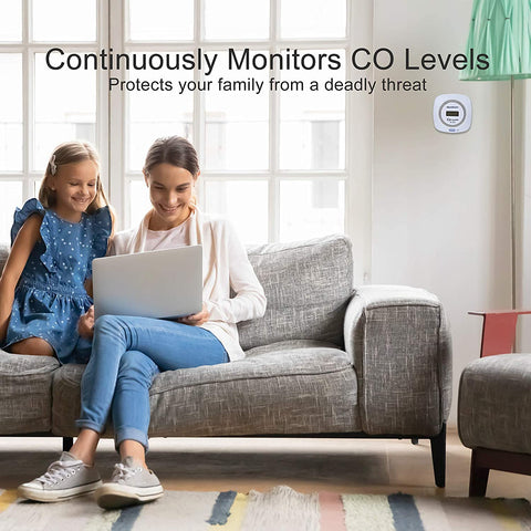 Hembisen CO detectors wall-mount-ready with mounting holes for hotel rooms.