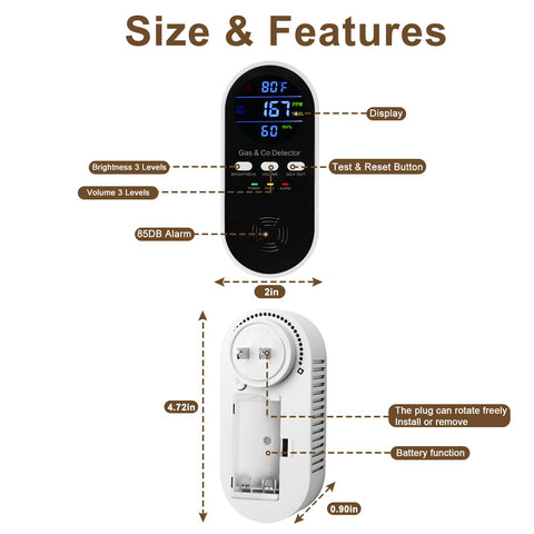 Hembisen temperature humidity display gives environmental context for safety.