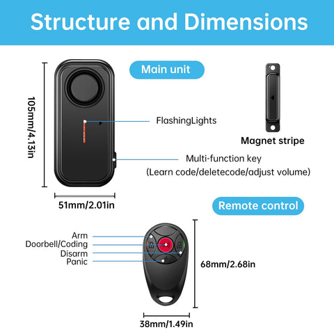 HENDUN diverse chimes provide flexible notification tones for different spaces.