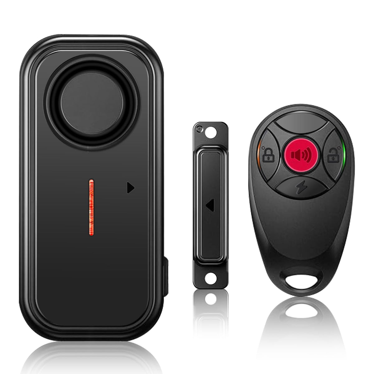 HENDUN remote control for the upgraded window-and-door alarm enables fast alerts near doors.