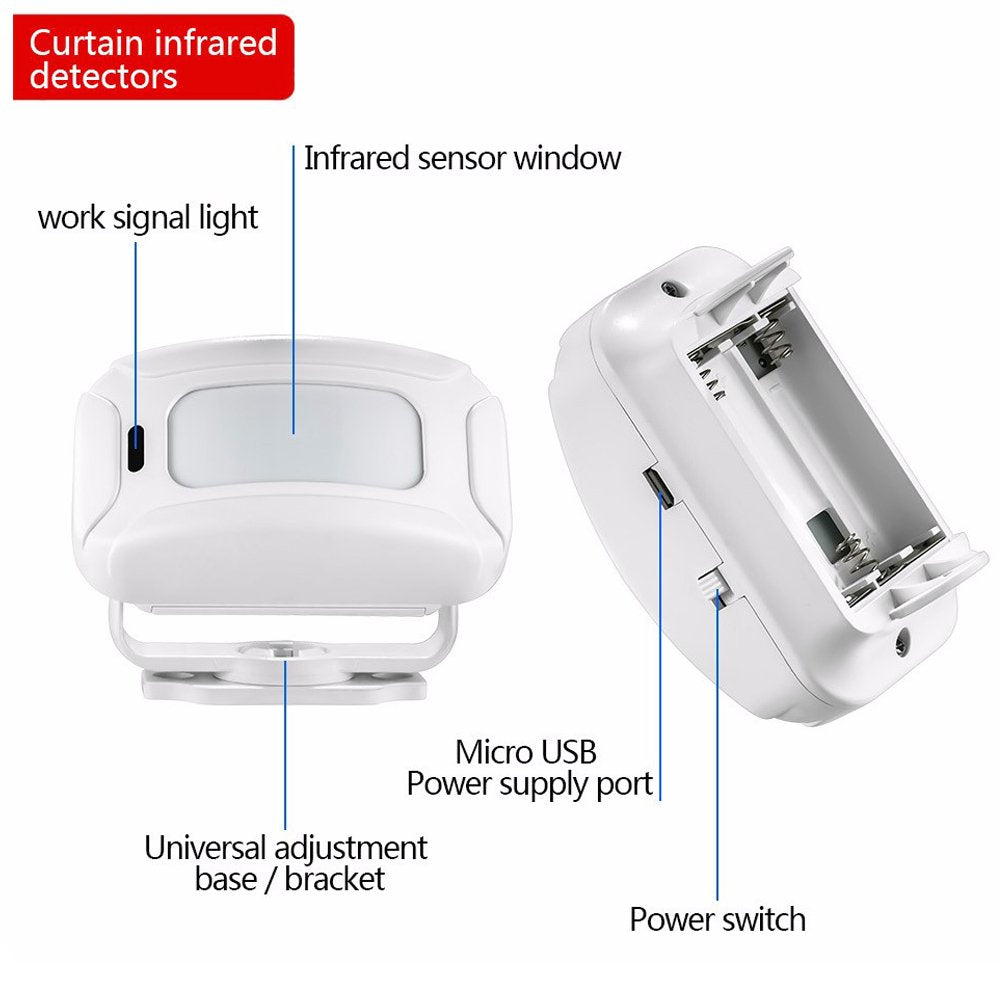 HENDUN adjustable volume and light modes customize alert intensity for any space.