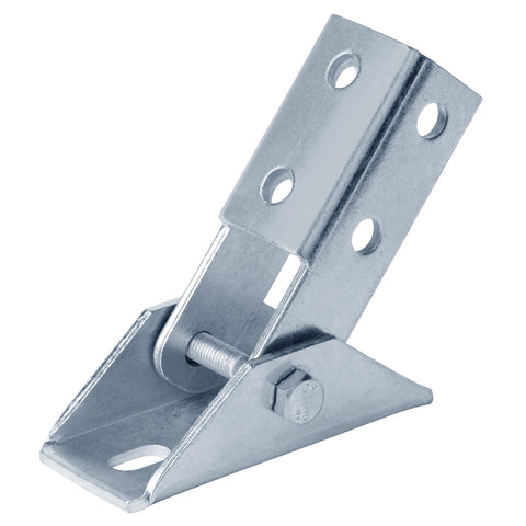 Heneng adjustable brace fitting for 1-5/8-inch strut enables flexible mounting options.