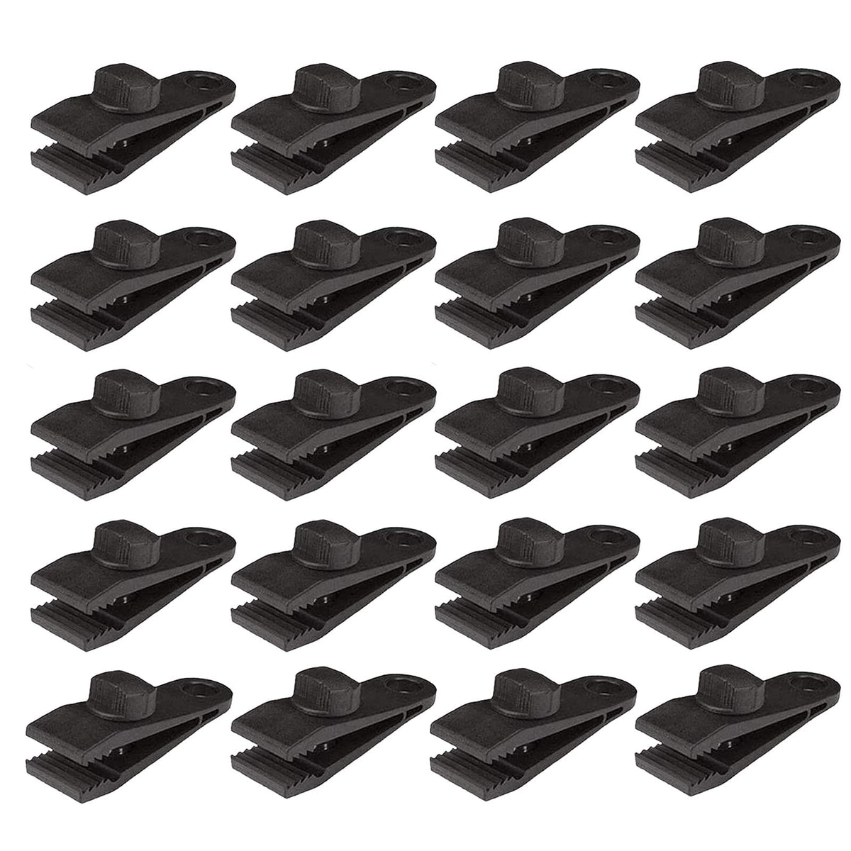 HengLiSam tarp clips with thumb screw tighten securely for windy conditions